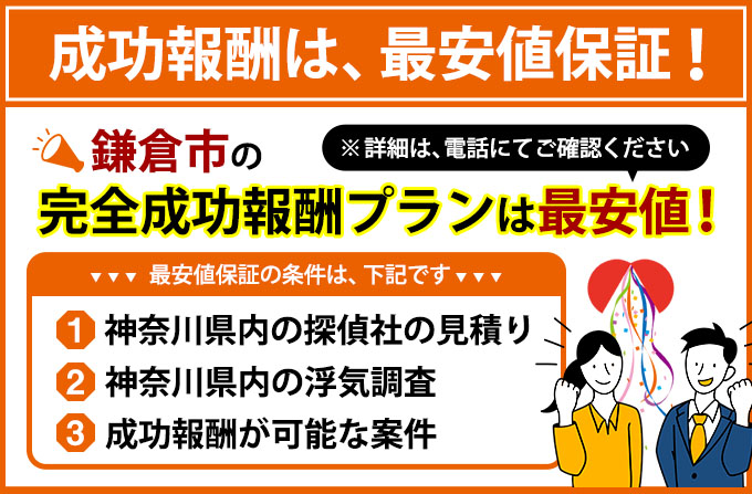 鎌倉市の完全成功報酬プランは最安値