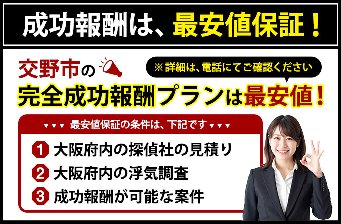 交野市の完全成功報酬プランは最安値