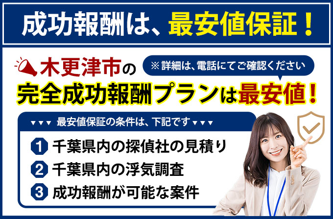 木更津市の完全成功報酬プランは最安値