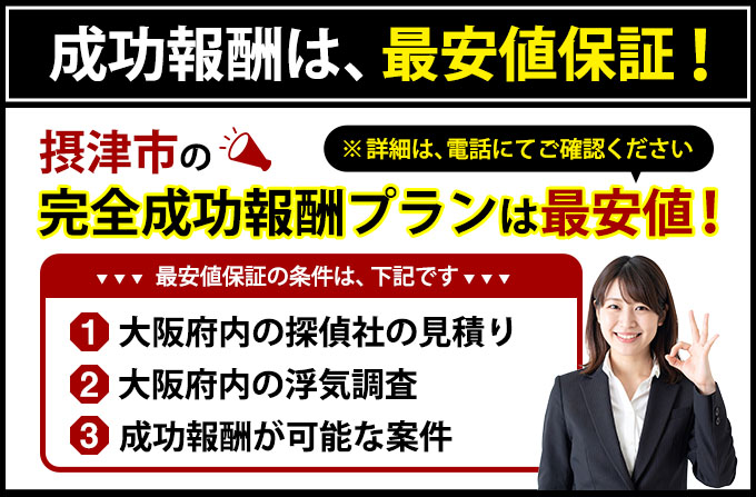 摂津市の完全成功報酬プランは最安値